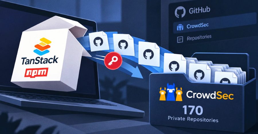 CrowdSec Confirms TanStack npm Attack Exposed 170 Private GitHub Repositories