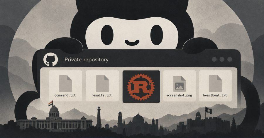 Transparent Tribe Deploys New Rust Backdoor via Private GitHub Repositories for C2